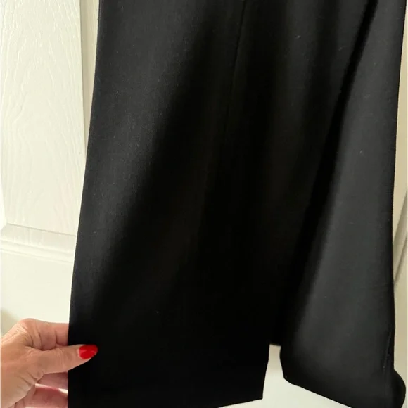 RALPH LAUREN DESIGNER BLACK WOOL PANTS. SIZE 8 NWOT - Picture 2 of 6